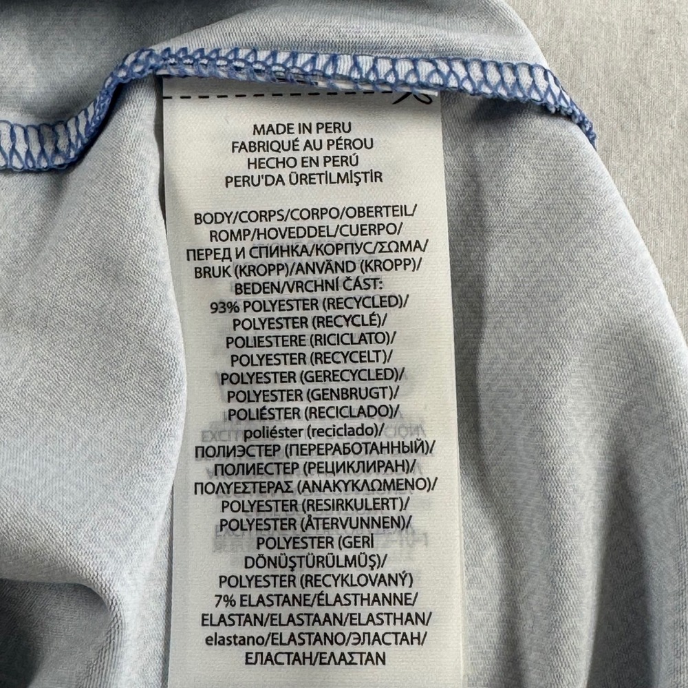 NWT RLX Ralph Lauren Men's Size M Blue Greek Key Performance Golf Polo Shirt - Picture 6 of 12